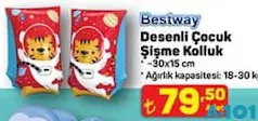 BESTWAY DESENLİ ÇOCUK ŞİŞME KOLLUK 30X15 CM fiyat ve kampanya bilgisi
